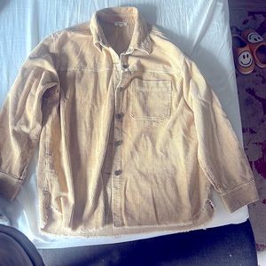 Light Tan Shacket Size LG.